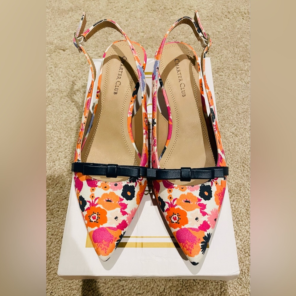 Charter Club Gilaa Slingback Pumps, Adult Unisex, Size: 6M